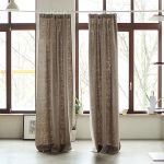 Linen Curtains bring a touch, DKFON