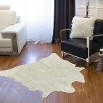 white cowhide rugs, DKFON