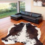 cow hide rug, DKFON