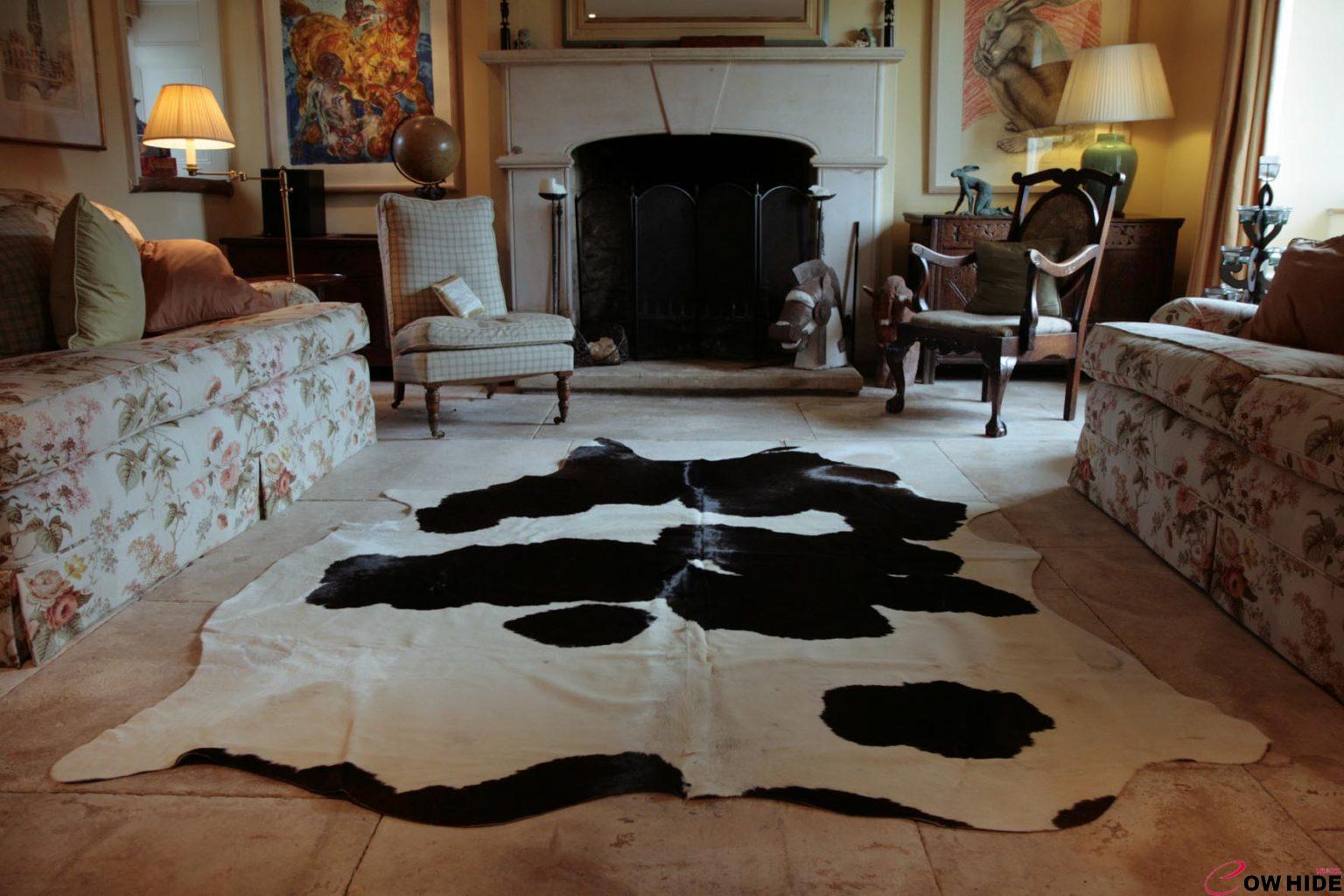 Buy Best Real cowhide rugs offer a rustic aesthetic, DKFON