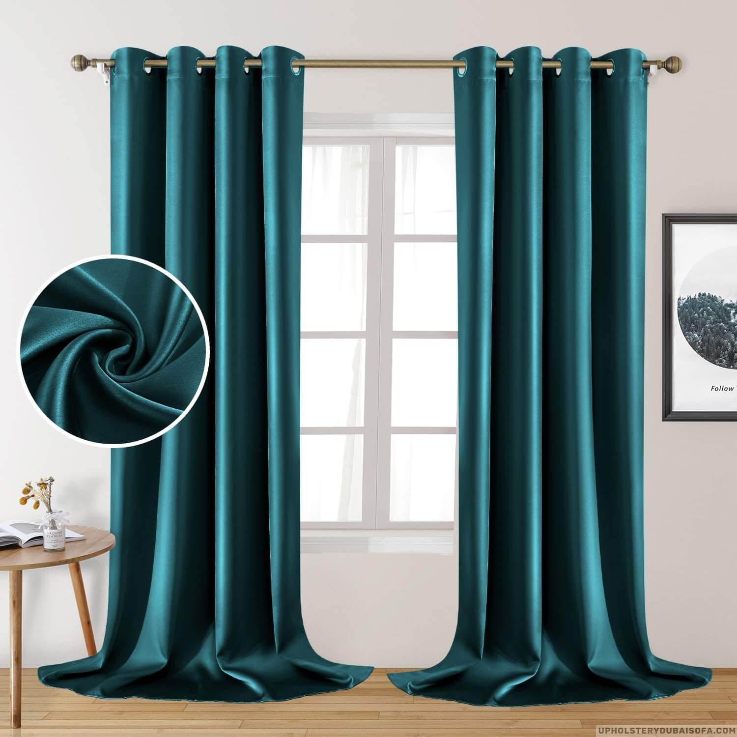 Buy Best Silk Curtains exude luxury, DKFON